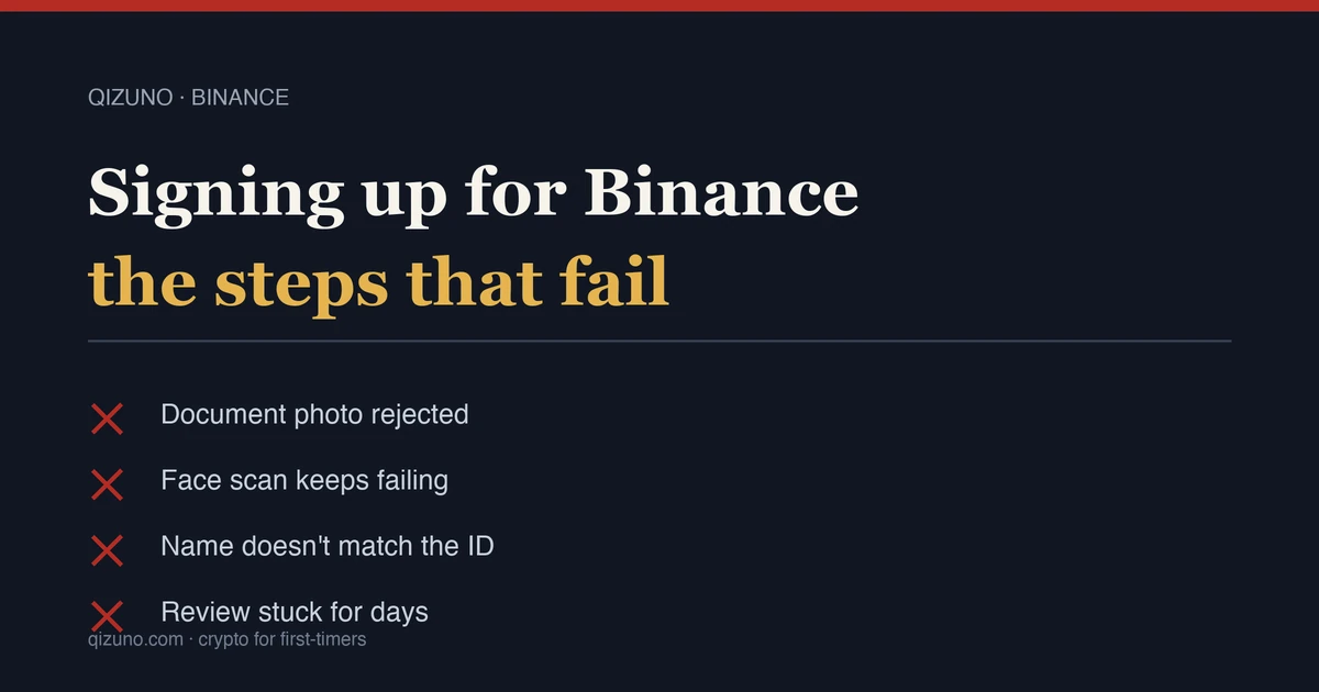 Signing Up for Binance: The Steps That Fail, and How to Get Past Them