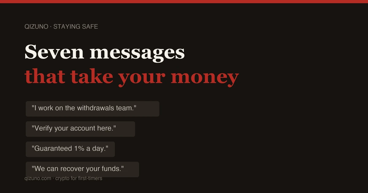 Seven Messages That Take Money From Crypto Beginners